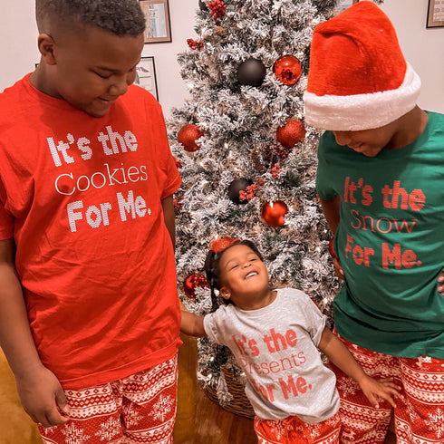 Christmas "It's The ....For Me" Family Matching Shirts ( Multiple Options and Colors)