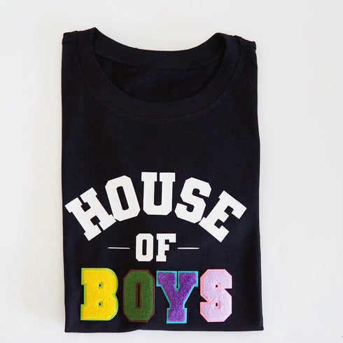 customizable patches mommy shirt, chenille iron on, white sweater shirt with custom letter patches to say what you want it to say