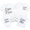Matching Family Tees | Adult and Kid Shirts | Daddy | Daughter | Son | Vacation | T-shirts | Funny Family Set