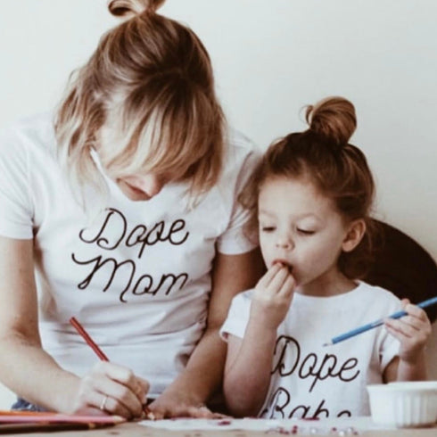 Mama mini shirt, rainbow mama shirt, mommy and me shirt, matching mommy and me shirt, mommy and me outfits, mom and daughter shirts