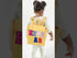 Mini Backpack with Custom Lowercase Letter Print